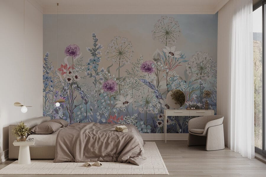 Pictura de flori și plante
