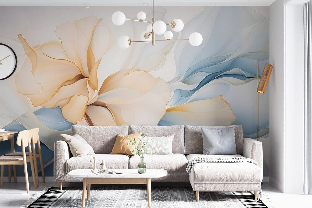 Delicate petals in soft hues