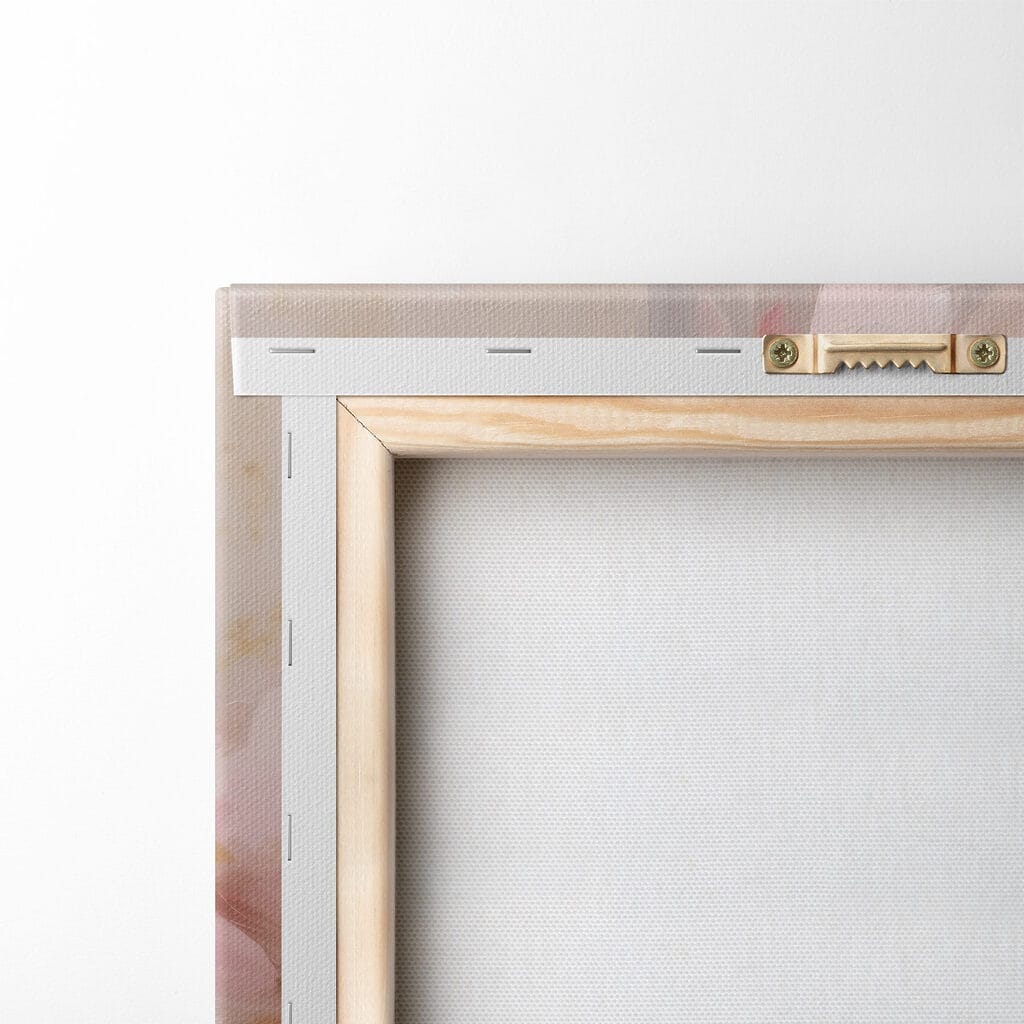 Painting of pink flowers