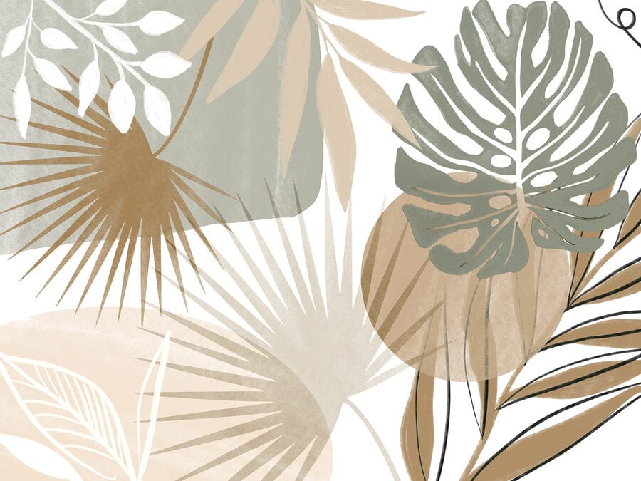 Design botanic abstract inspirat din natură