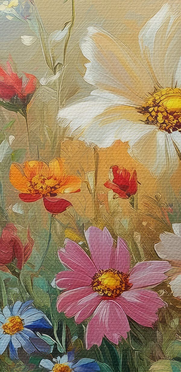 Pictura de flori într-un câmp s42852pzvl 600x1231 - Pictura de flori într-un câmp