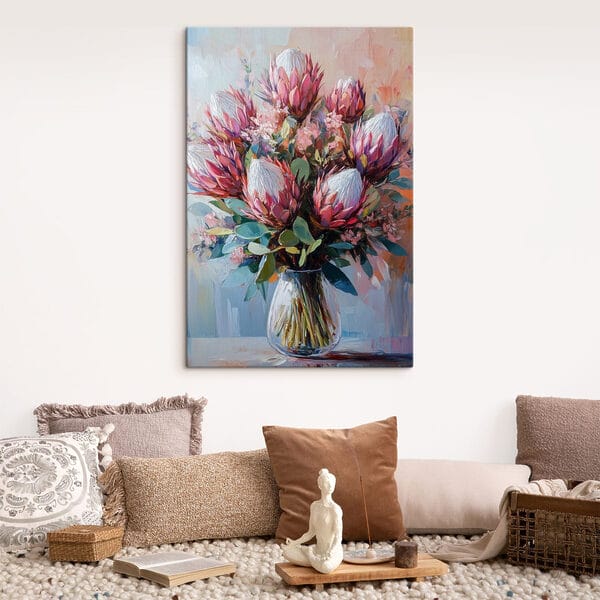 Pictura unui buchet de flori Pictura unui buchet de flori