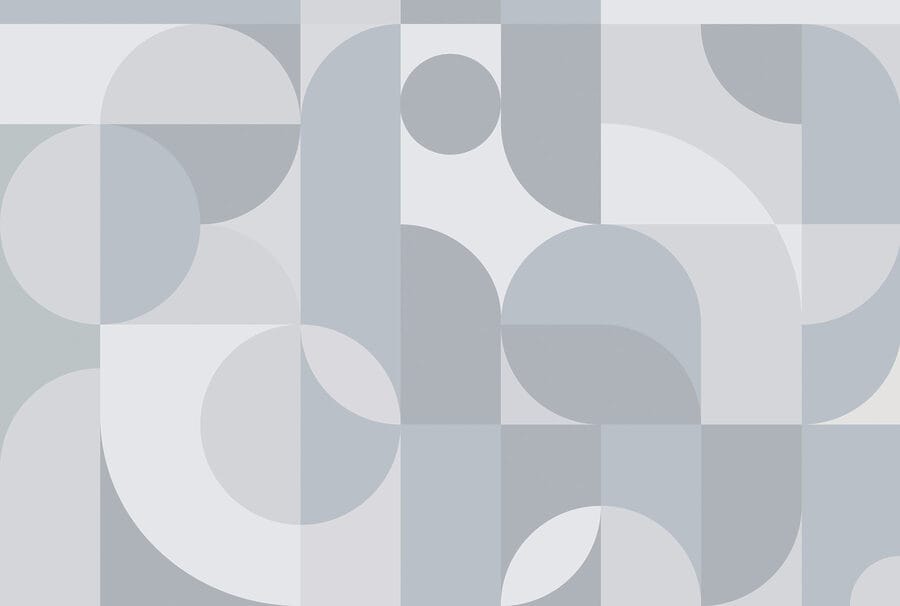 Model geometric gri și alb