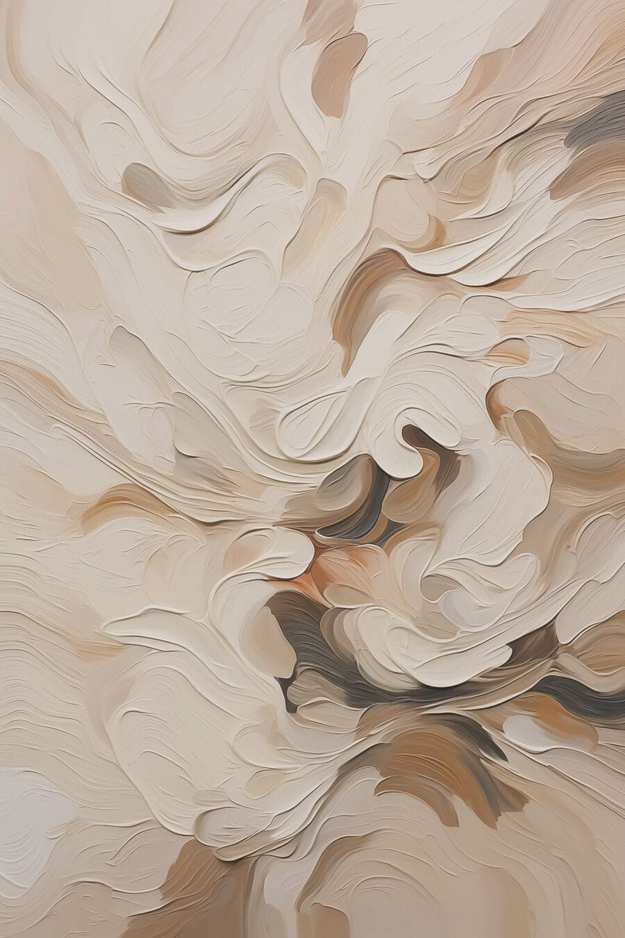 Nuanțe moi în abstracție fluidă.