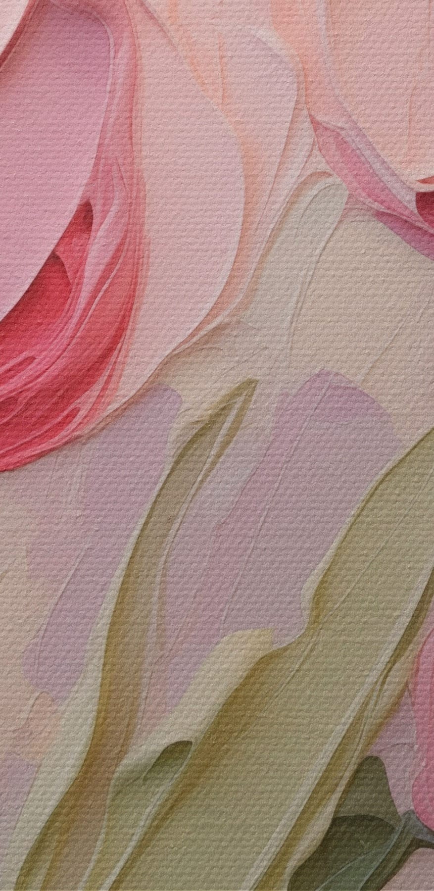 Pictura de flori roz