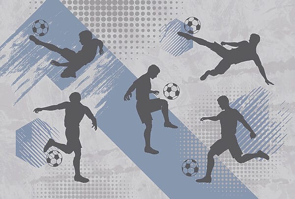 Grup de bărbați care joacă fotbal Grup de bărbați care joacă fotbal