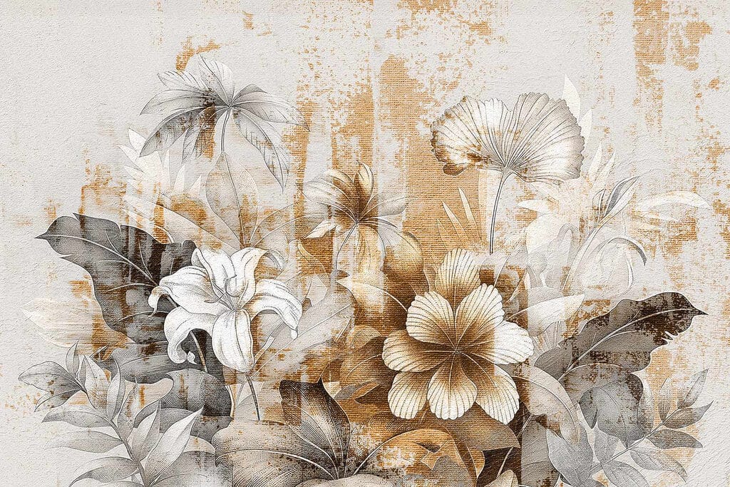 Design floral elegant cu tonuri moi Design floral elegant cu tonuri moi