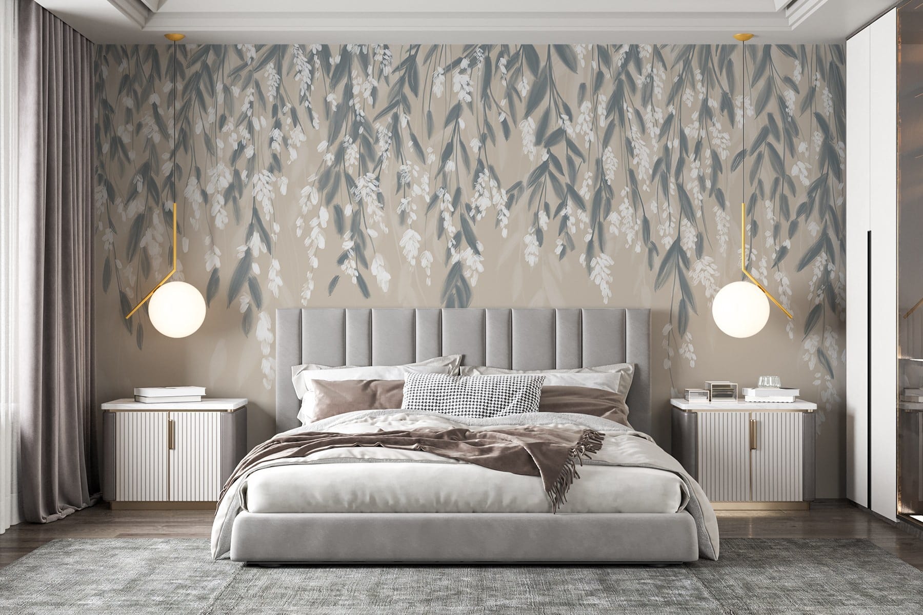 Delicate leaves in soft tones Delicate leaves in soft tones