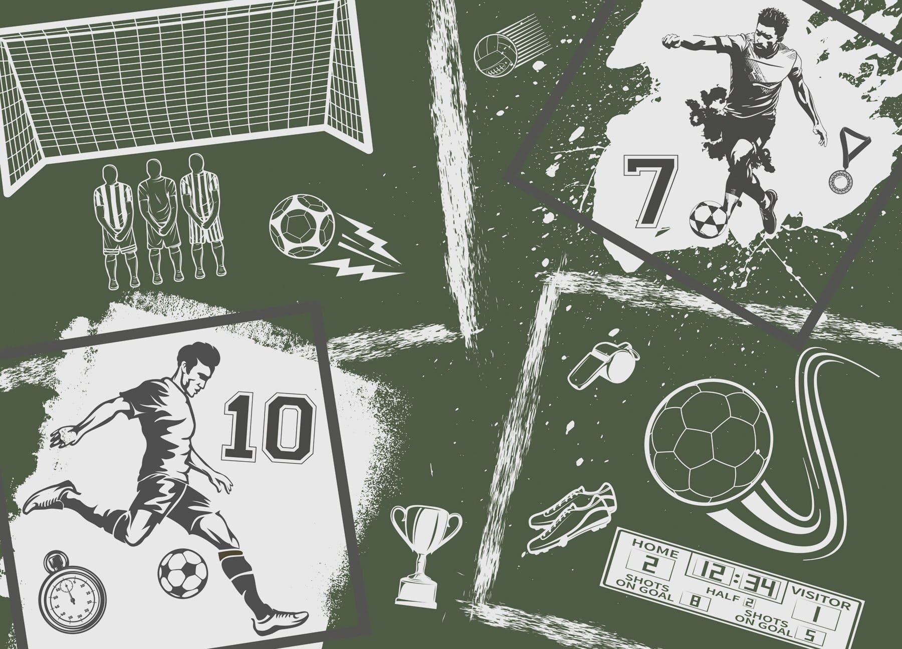 Collage of various sports images