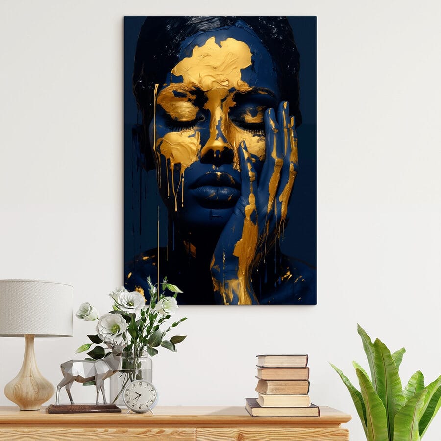 Se dezvăluie expresia artistică vibrantă.