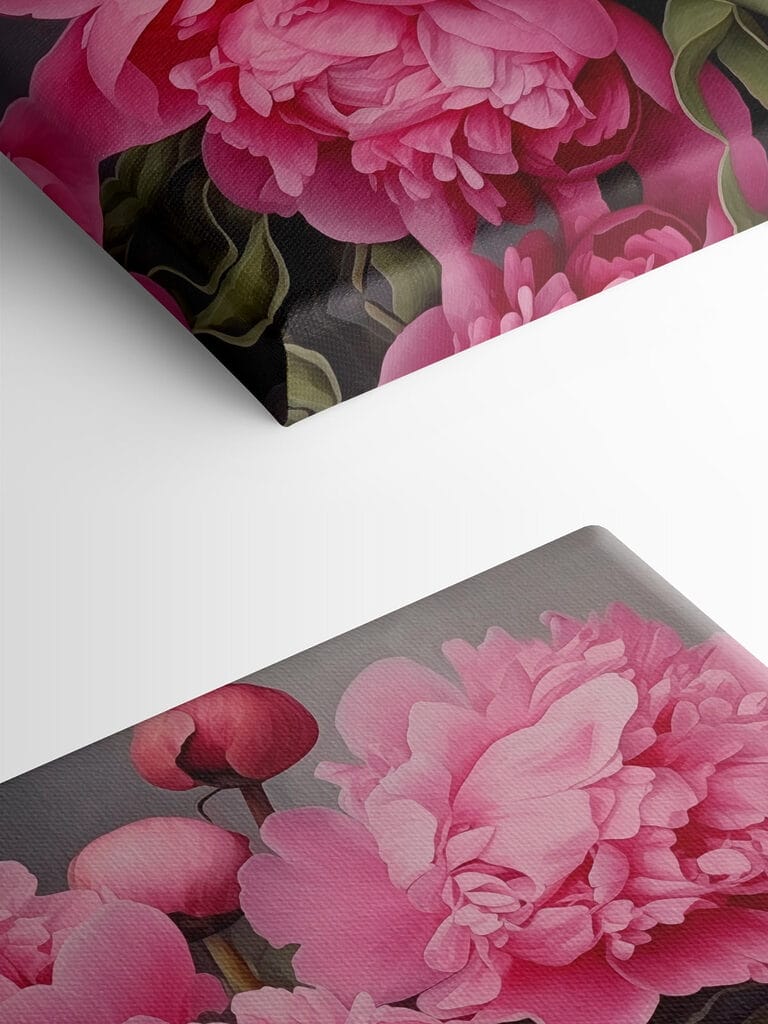 Delicate blooms in soft pink hues