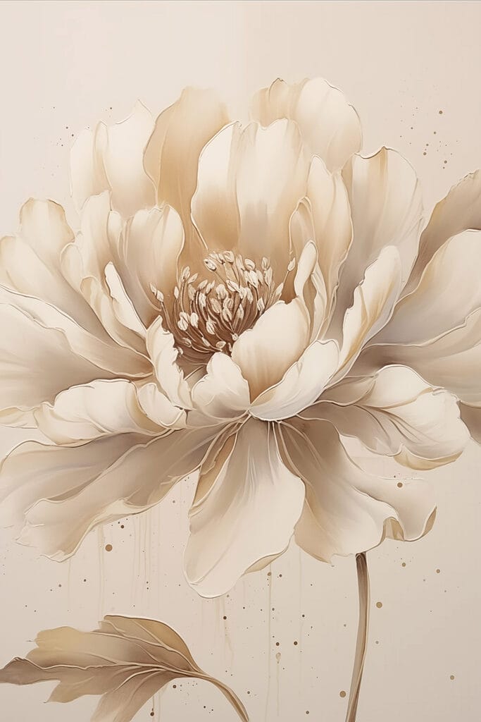 Painting of a flower