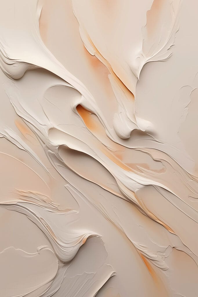 Abstract swirls of soft hues