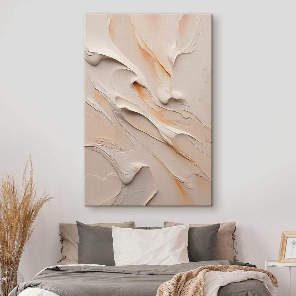 Abstract swirls of soft hues