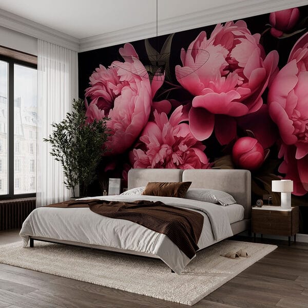 Elegant pink petals in harmony