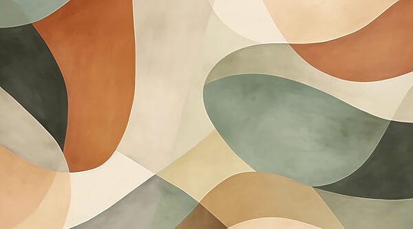 Compoziție abstractă în culori liniștitoare Compoziție abstractă în culori liniștitoare
