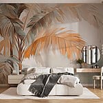 Fototapet Palmieri în ceață