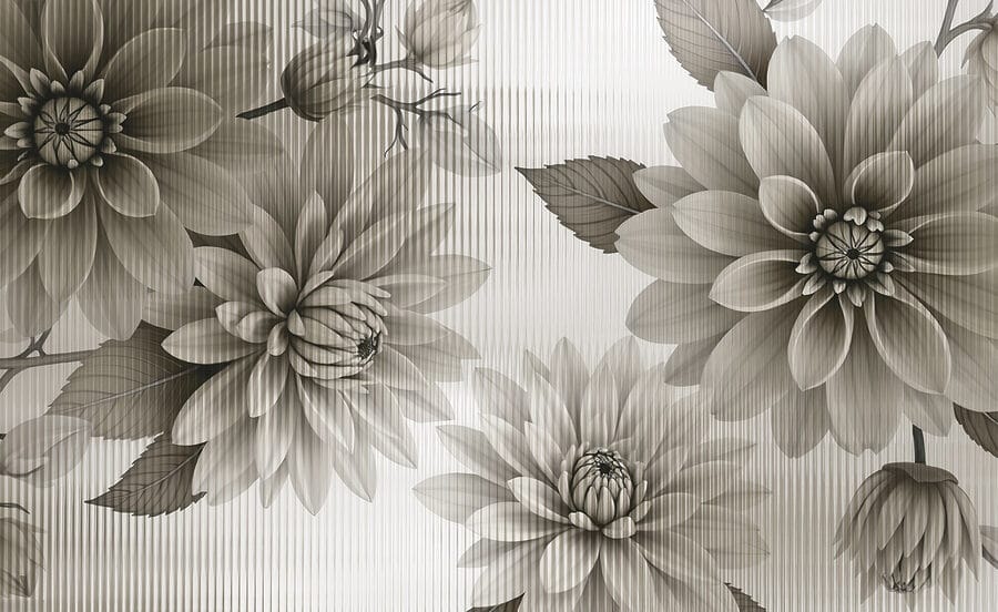 Design floral elegant în tonuri stinse