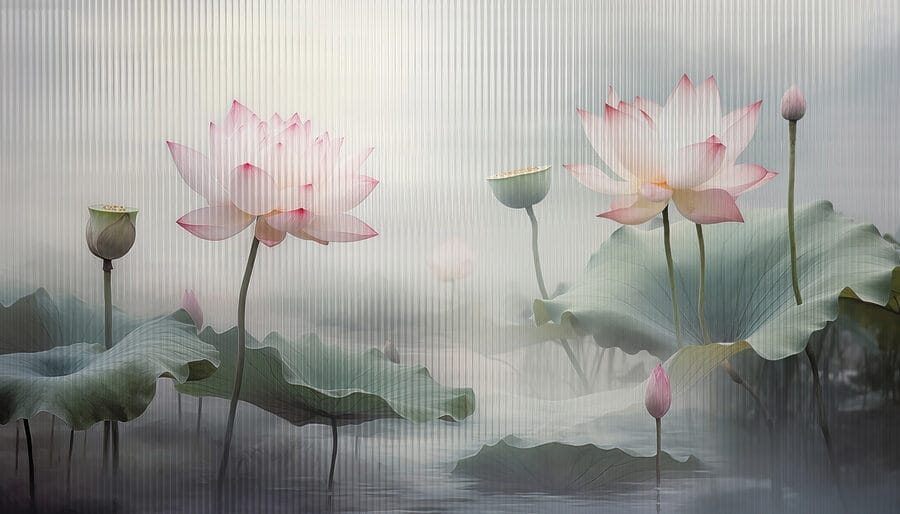 Serenitate printre florile de lotus