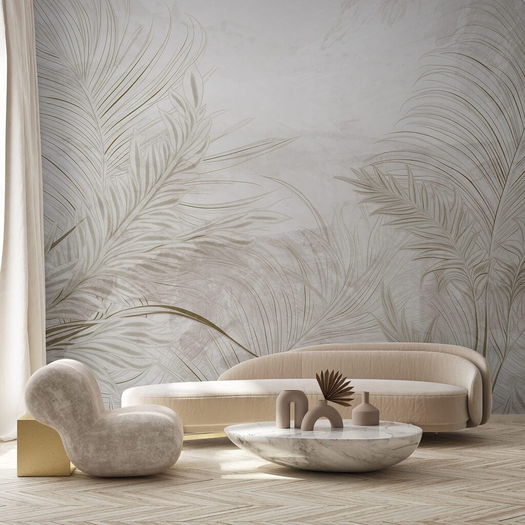 White background with leaves White background with leaves