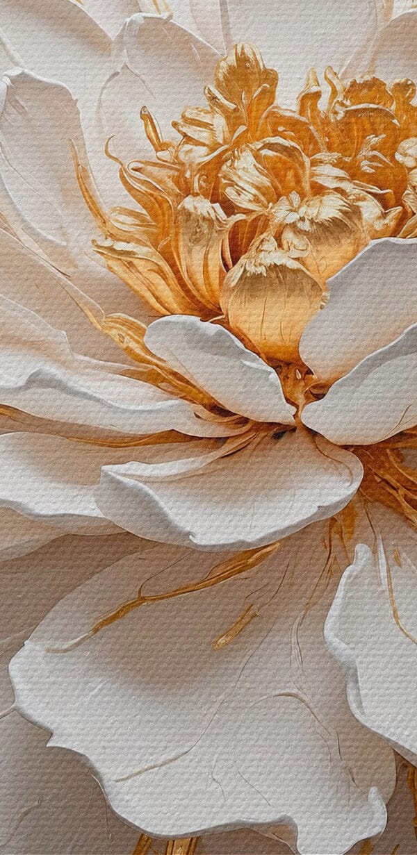 Floare elegantă în texturi moi Floare elegantă în texturi moi