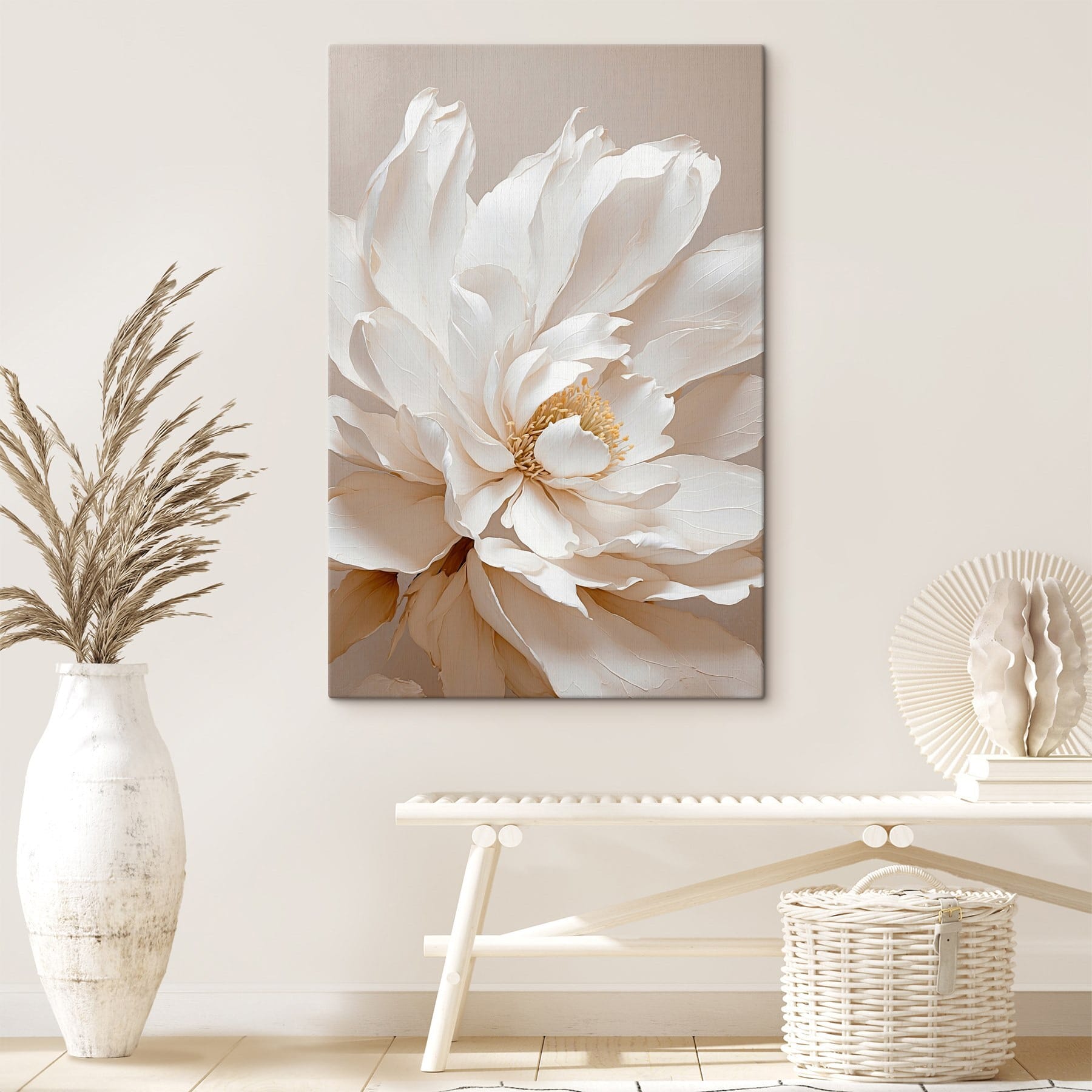 Delicate petals in soft hues