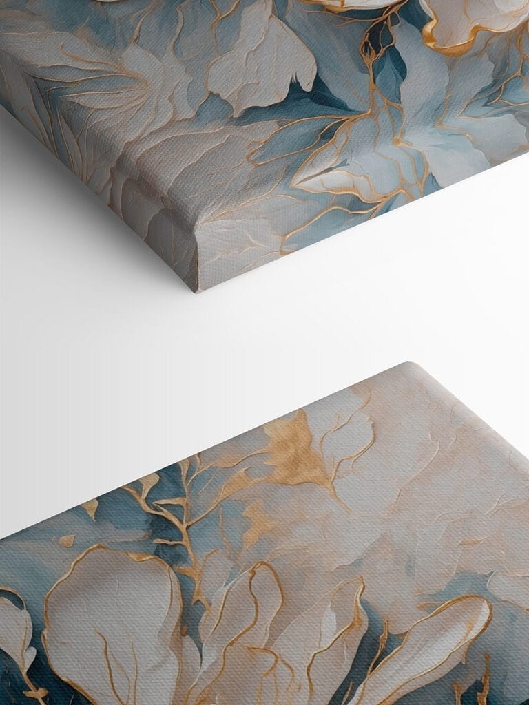 Painting of a white flower Painting of a white flower