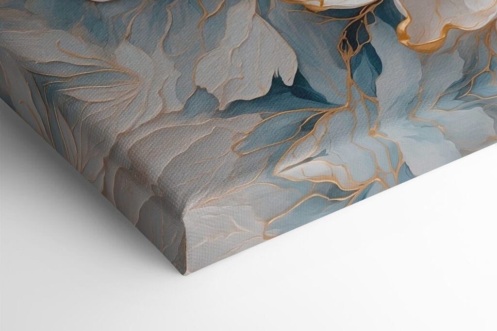 Painting of a white flower Painting of a white flower