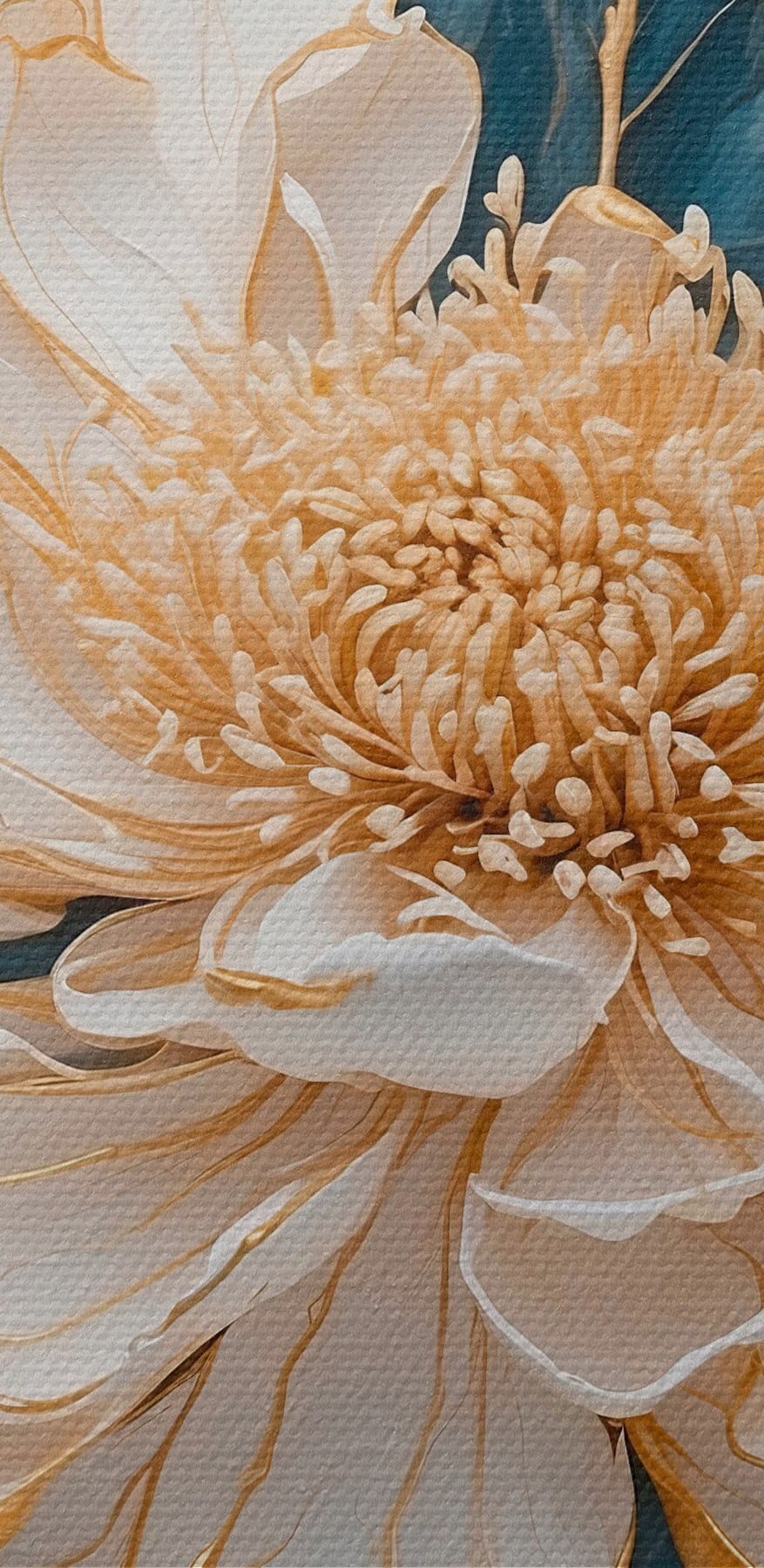 Pictura unei flori albe