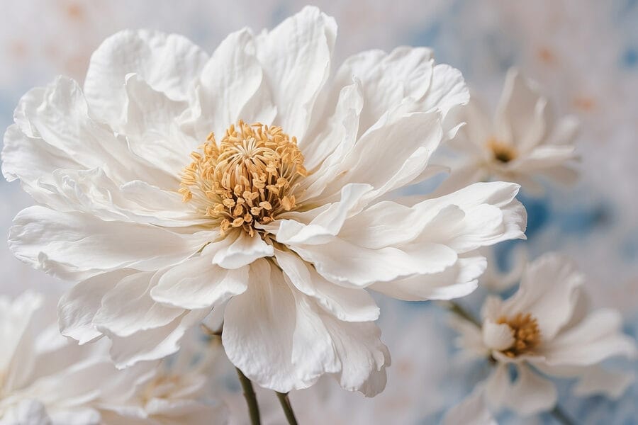 Petale delicate, atingerea delicată a naturii