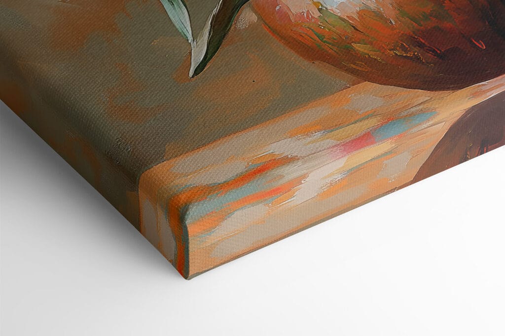 Painting of flowers in a vase Painting of flowers in a vase