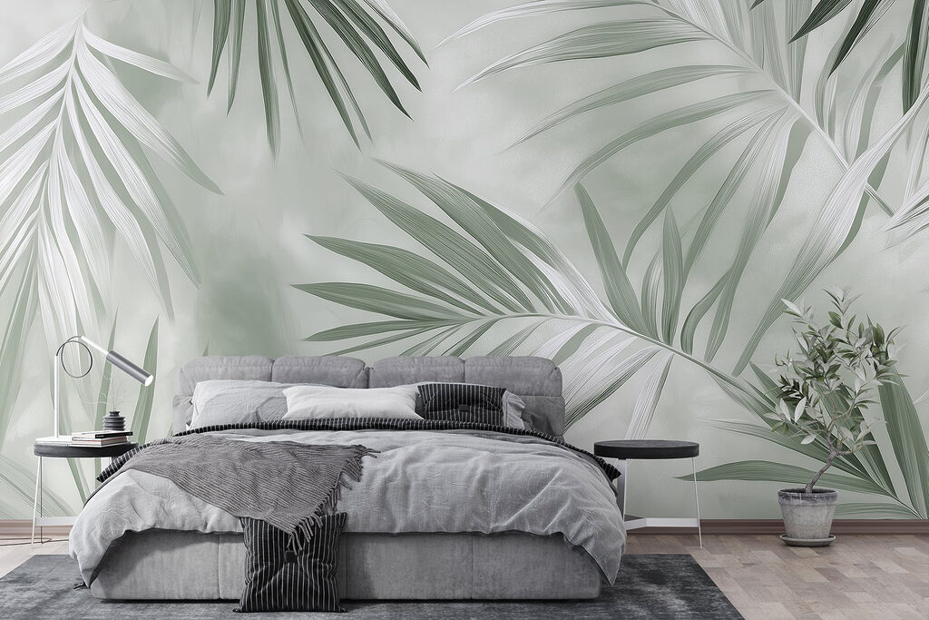 Lush green leaves in soft light Lush green leaves in soft light