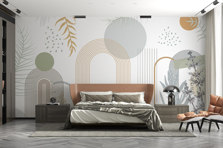 Design grafic de plante și frunze