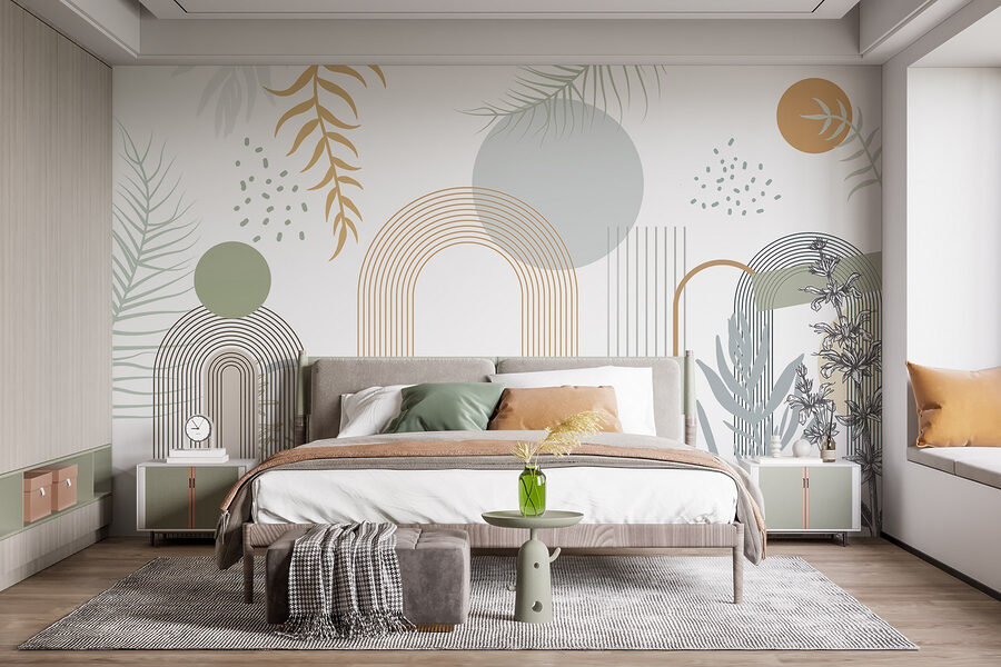 Design grafic de plante și frunze