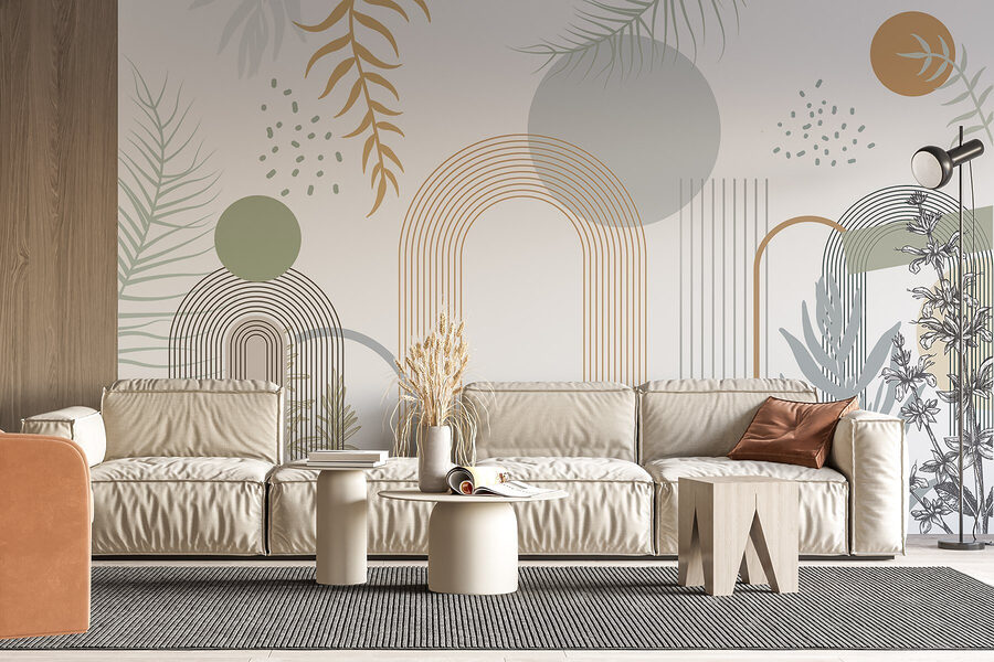 Design grafic de plante și frunze