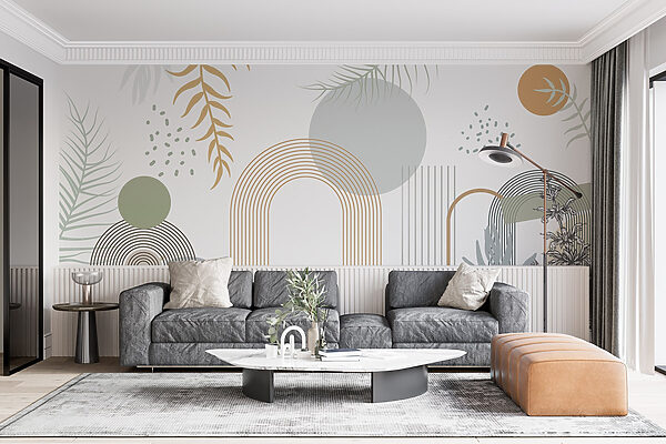 Design grafic de plante și frunze Design grafic de plante și frunze
