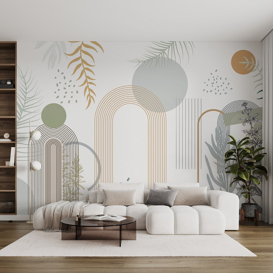 Design grafic de plante și frunze