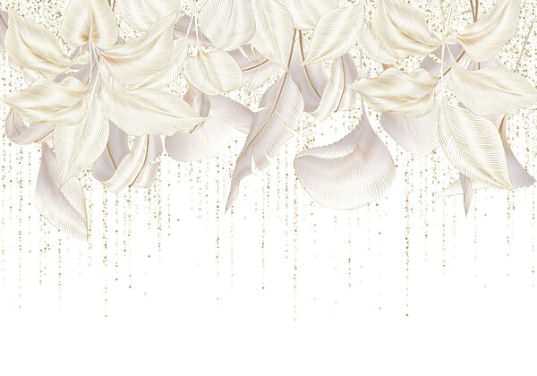 Frunze delicate cu texturi subtile Frunze delicate cu texturi subtile