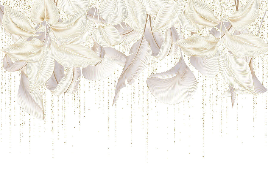 Frunze delicate cu texturi subtile