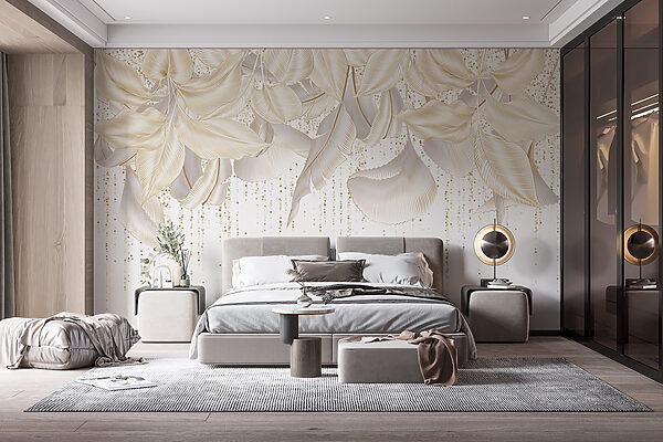 Frunze delicate cu texturi subtile Frunze delicate cu texturi subtile