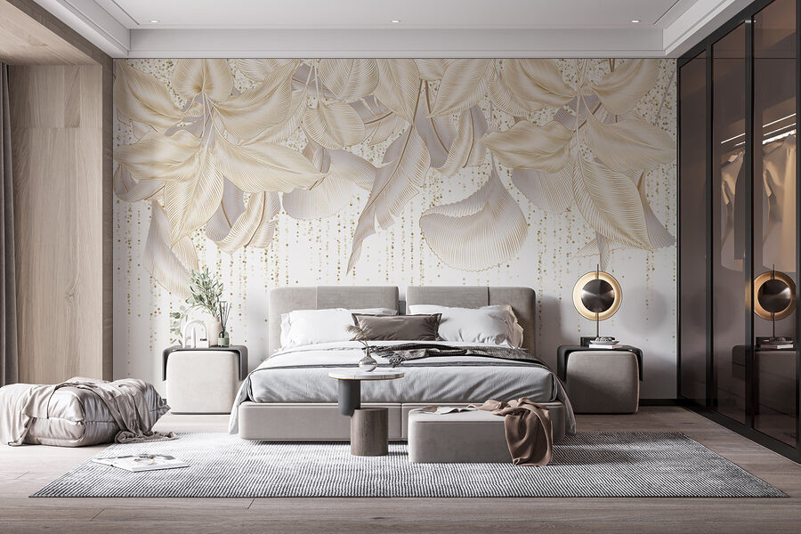 Frunze delicate cu texturi subtile