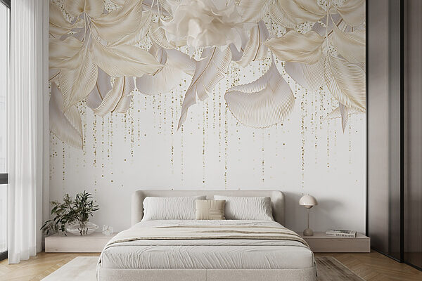 Frunze delicate cu texturi subtile Frunze delicate cu texturi subtile