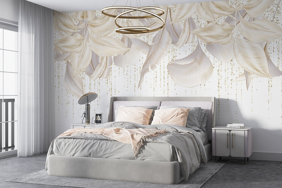 Frunze delicate cu texturi subtile