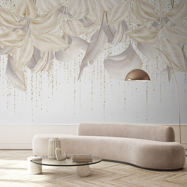 Frunze delicate cu texturi subtile Frunze delicate cu texturi subtile