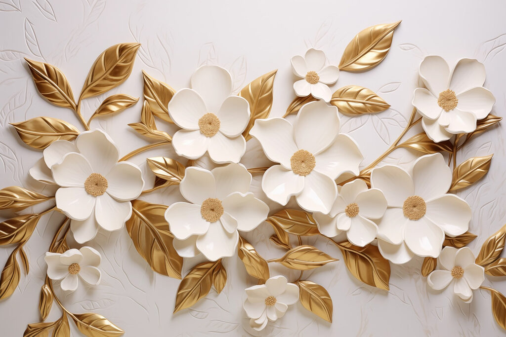 Decor floral elegant cu culori moi. Decor floral elegant cu culori moi.