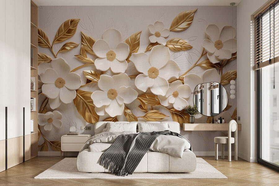 Decor floral elegant cu culori moi. Decor floral elegant cu culori moi.
