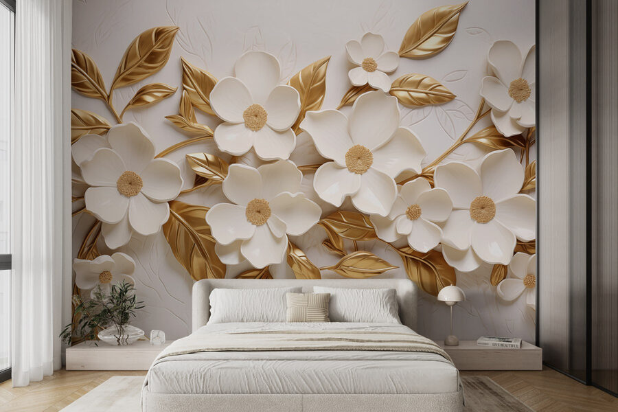 Decor floral elegant cu culori moi. Decor floral elegant cu culori moi.