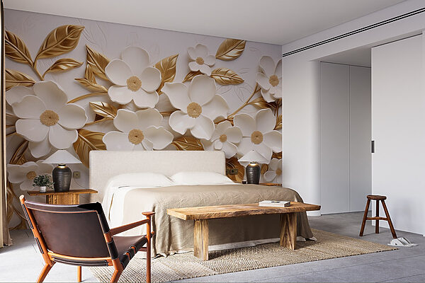 Decor floral elegant cu culori moi. Decor floral elegant cu culori moi.