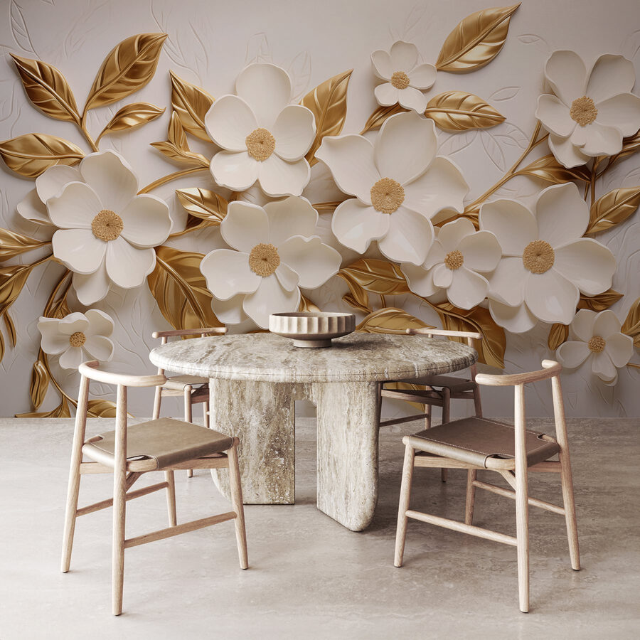 Decor floral elegant cu culori moi. Decor floral elegant cu culori moi.