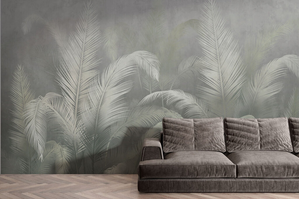 Soft foliage on a muted backdrop Soft foliage on a muted backdrop